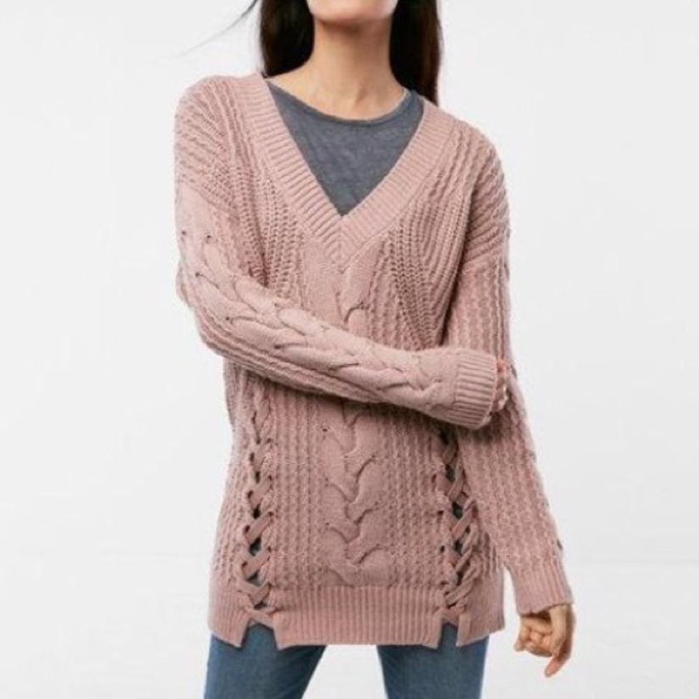 Long V Neck Sweater